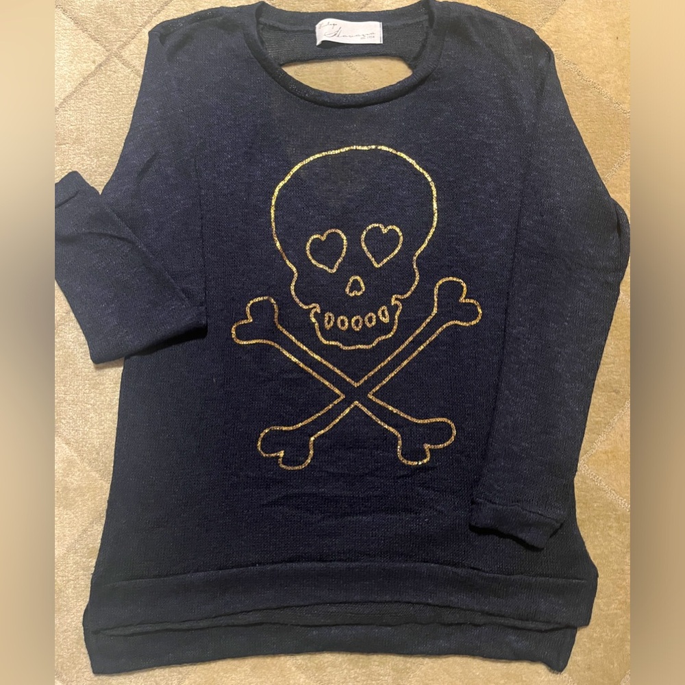 Vintage Havana Skull & Bones Sweater